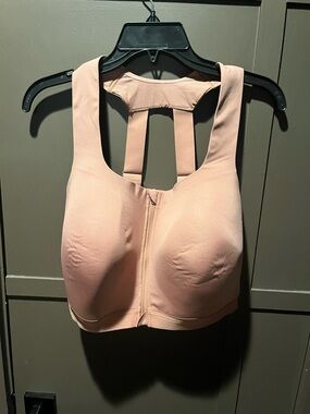 All in Motion Mauve Dusty Pink Adjustable-Strap Sports Bra NEW